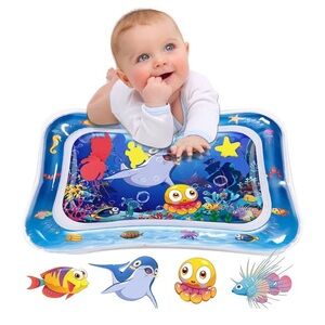 Infinno Tummy Time Mat Sensory Water Mat for Babies